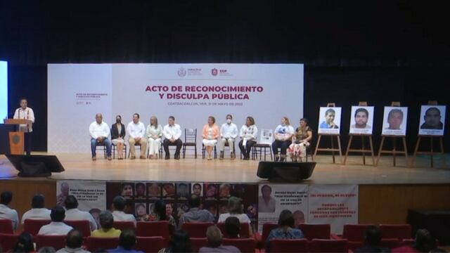 Disculpa pública del gobierno de Veracruz por desaparición forzada