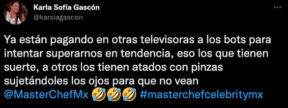 Karla Sofía Gascón arremete contra una televisora