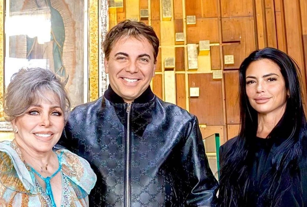Verónica Castro, Cristian Castro y Mariela Sánchez