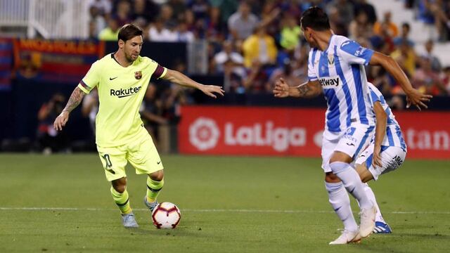 Messi no pudo hacer nada para evitar la derrota