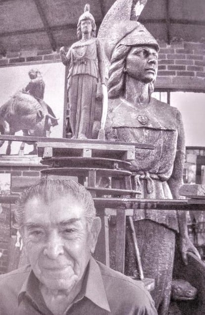 Joaquín Arias, escultor de La Minerva