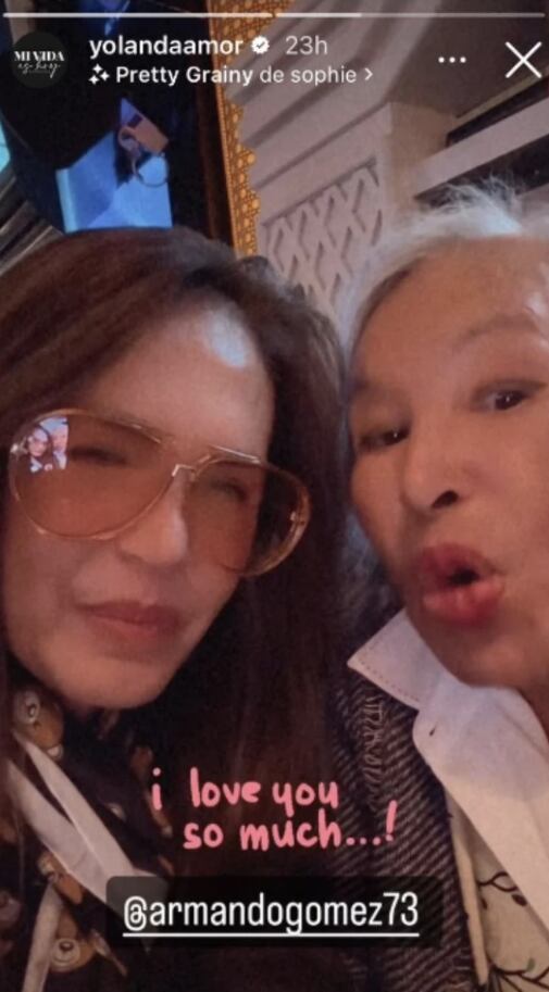 Yolanda Andrade se quita el parche del ojo y muestra su mejoría
