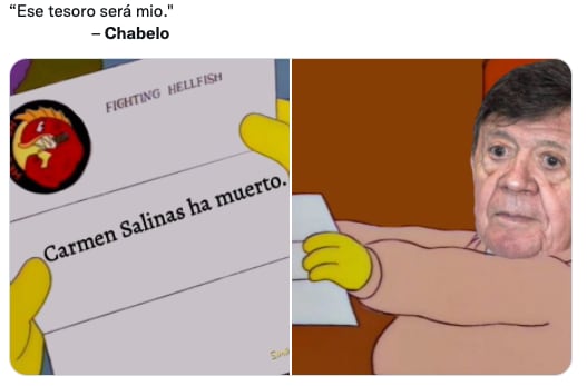 Memes de Chabelo tras muerte de Carmen Salinas