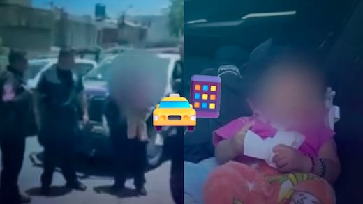 Abandonan a bebé en taxi de app; presentaba signos de negligencia