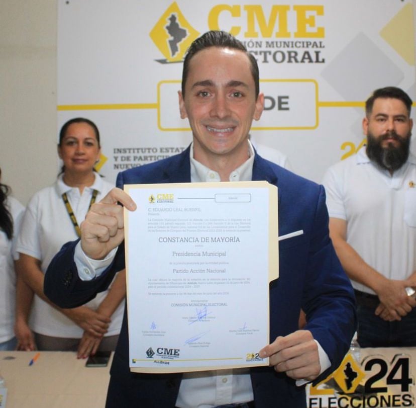 Lalo Leal, alcalde electo en Allende, Nuevo León
