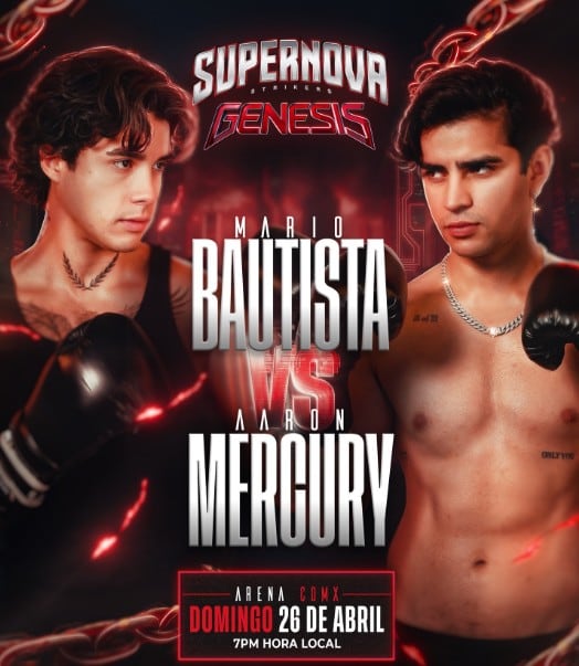 Mario Bautista volverá a pelear en Supernova: Génesis