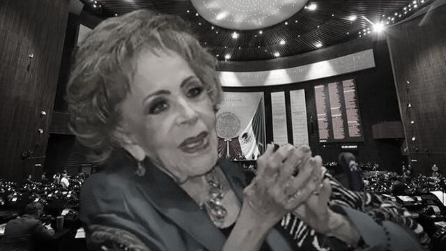 Cámara de Senadores rinde homenaje a Silvia Pinal.