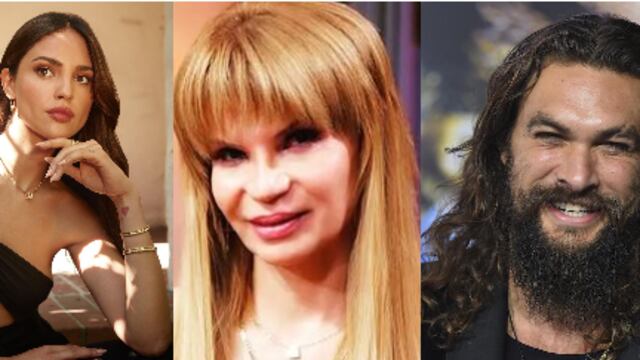 Eiza González, Mhoni Vidente y Jason Momoa