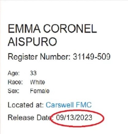 Ficha de Emma Coronel
