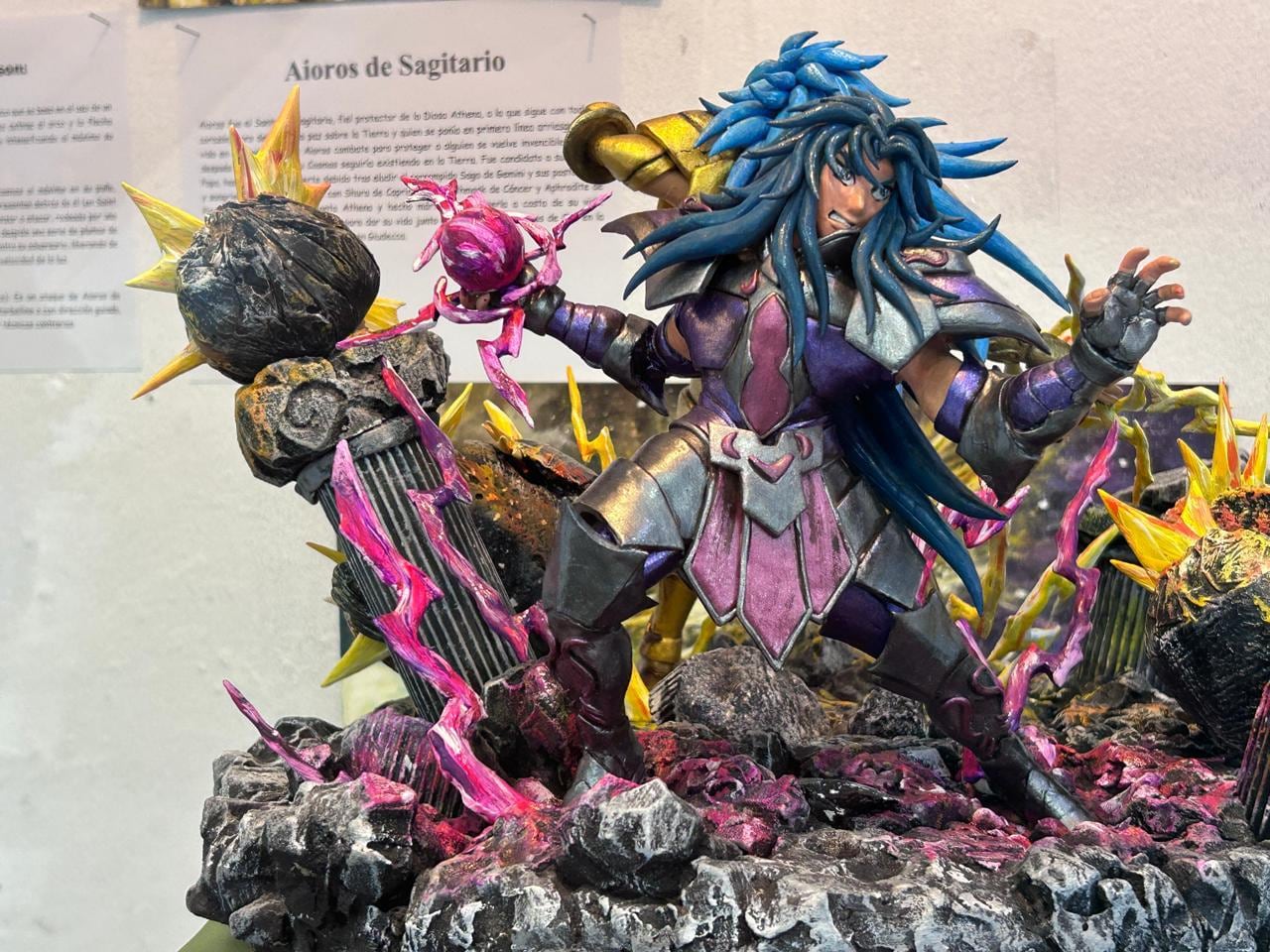 Los Caballeros del Zodiaco en Metro CDMX