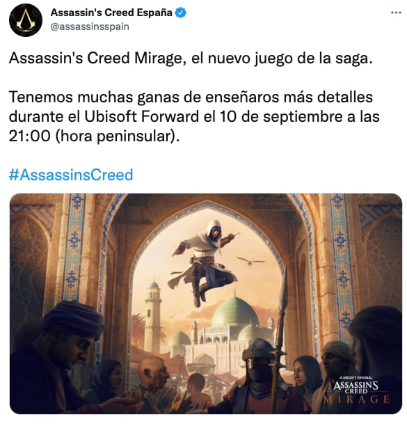 Ubisoft confirma Assassin's Creed Mirage