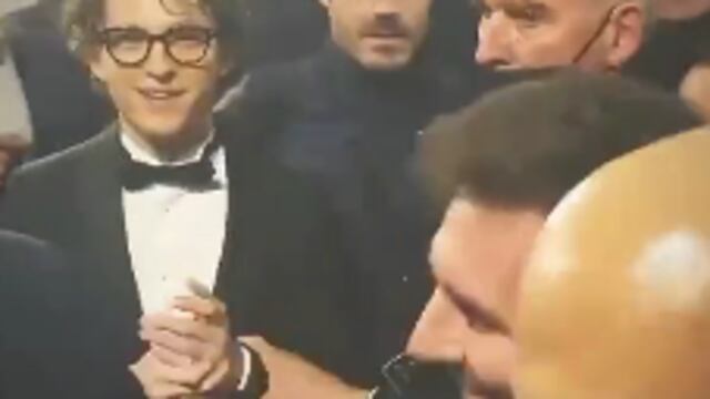 Messi y Tom Holland (Foto: Captura de video)