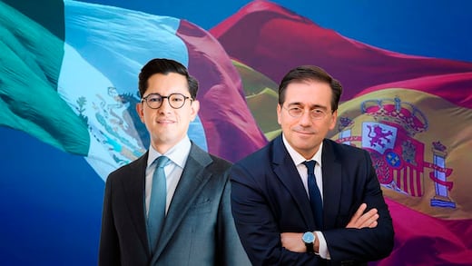 Roberto Velasco aborda diferencias con España en encuentro con José Manuel Albares