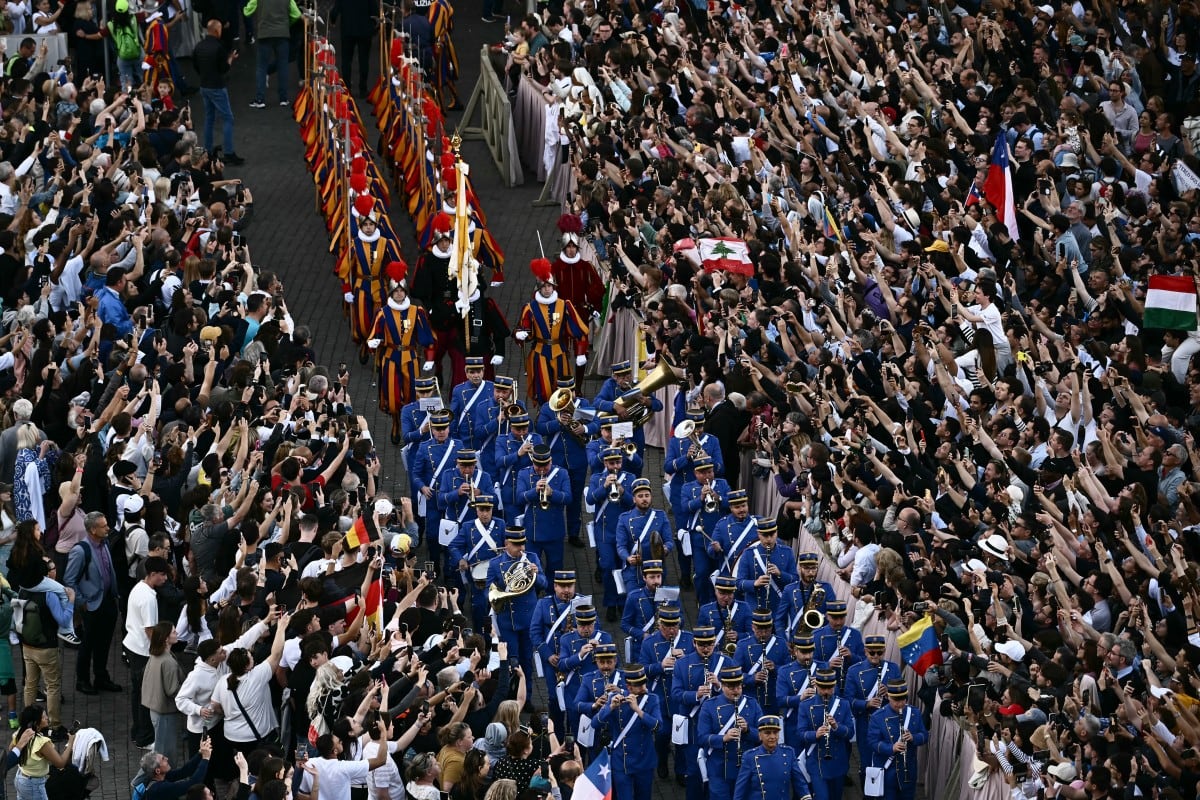 Celebración de nuevo papa Robert Prevost, León XIV