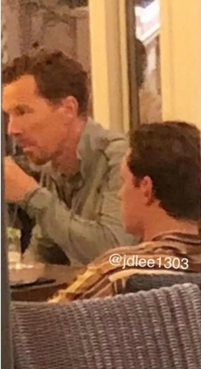 Fotos filtradas de Tom Holland y Benedict Cumberbatch