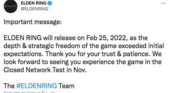 Comunicado Elden Ring