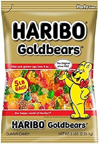 Dulces de goma “Goldbears” de la empresa alemana Haribo