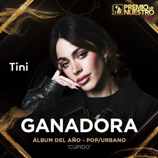 Premios Lo Nuestro 2024: Cupido gana a Álbum Del Año – Pop/Urbano