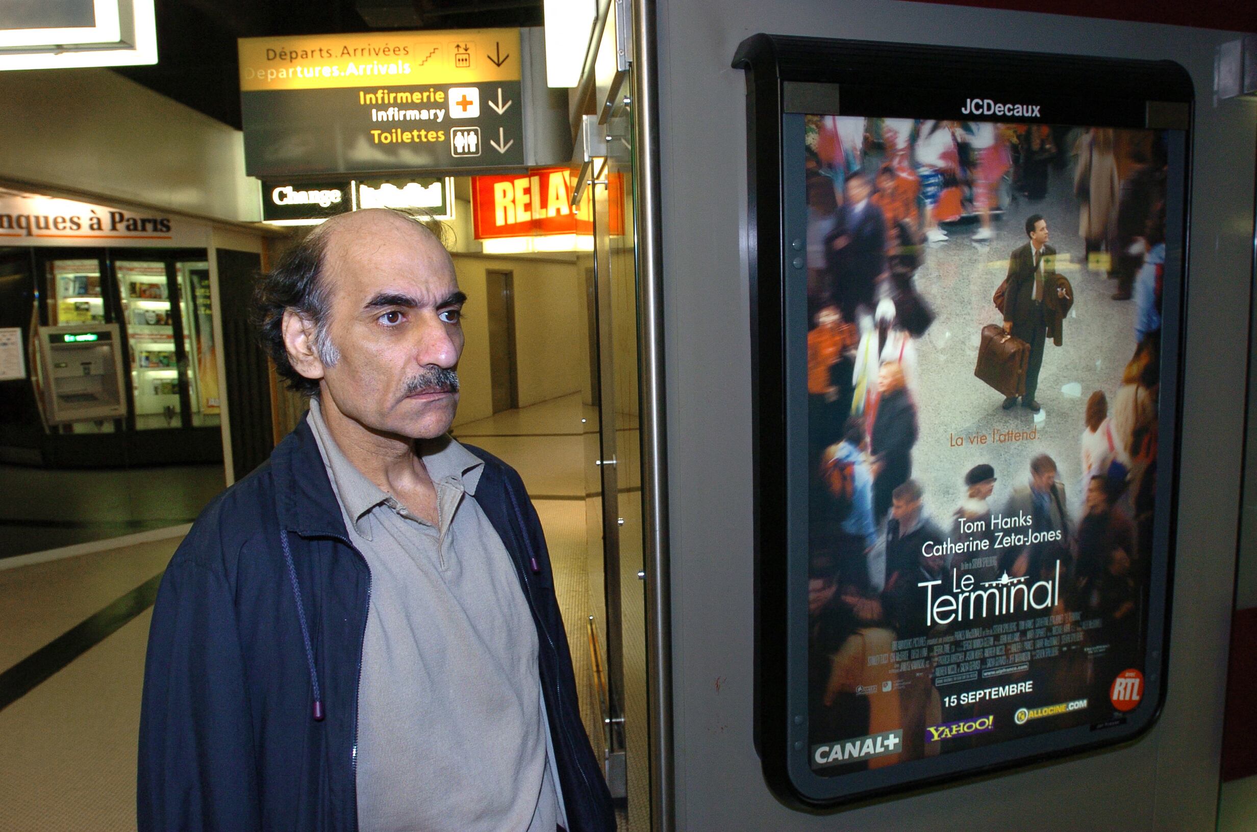 Mehran Karimi Nasseri, el hombre que inspiró La Terminal con Tom Hanks