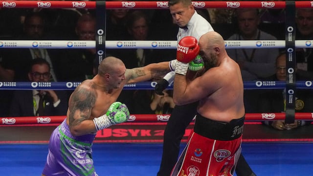 Tyson Fury vs Oleksandr Usyk.