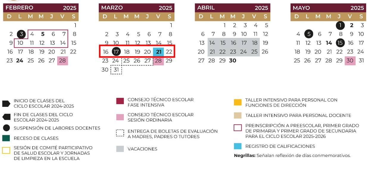 La semana de marzo que será muy corta