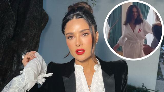 Salma Hayek baila para celebrar sus 24 millones de seguidores en Instagram.