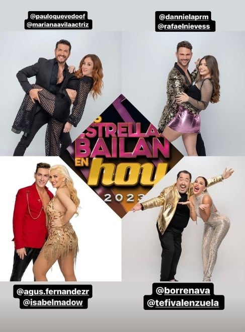 Las Estrellas bailan en Hoy 2023