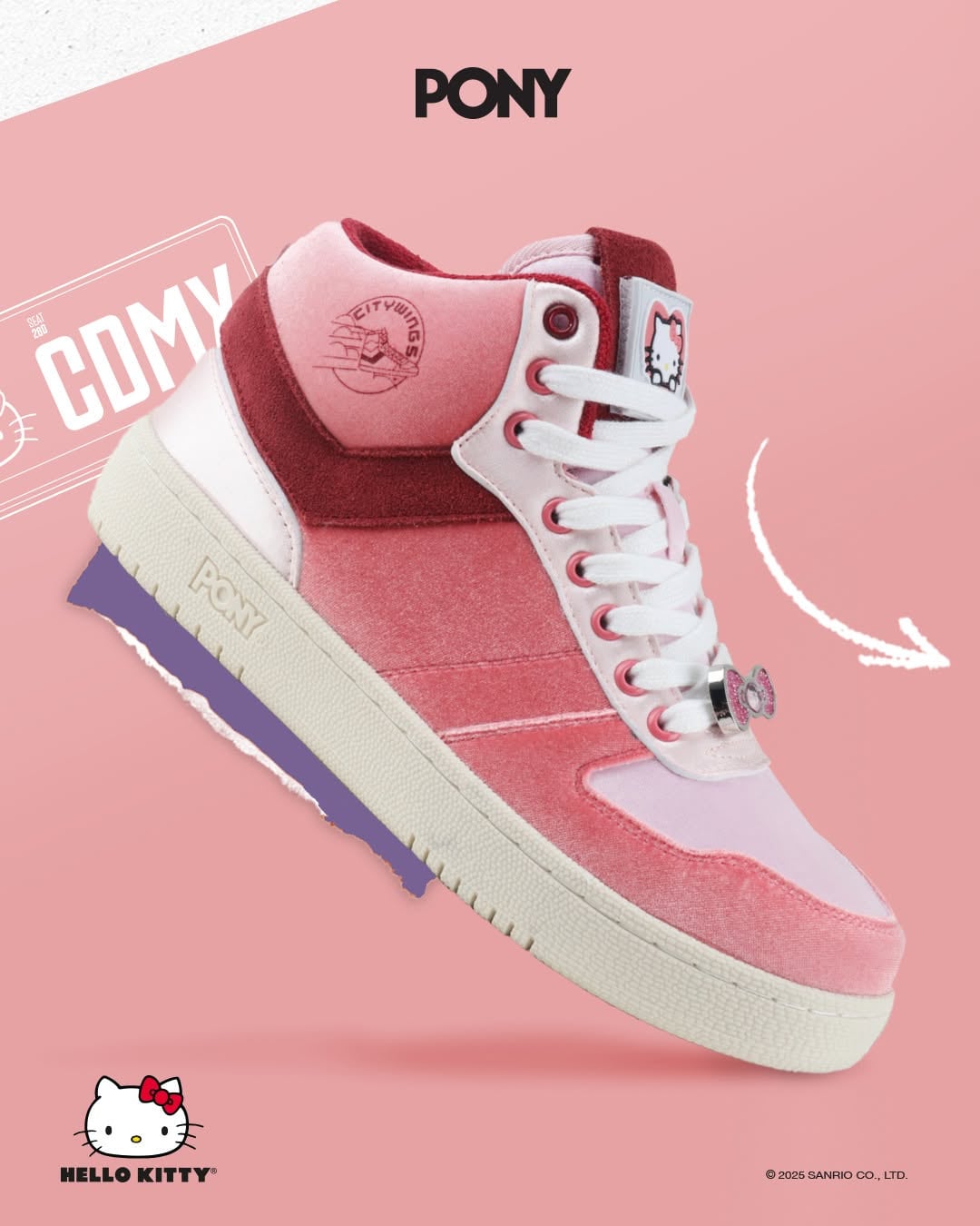 Tenis Pony x Hello Kitty