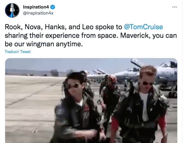 Inspiration4 Tom Cruise