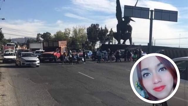 Familiares arman bloqueo por desaparición de Karla Morales en la México-Pachuca