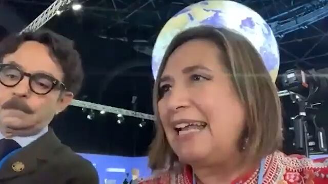 Gabriel Quadri y Xóchitl Gálvez en la COP26