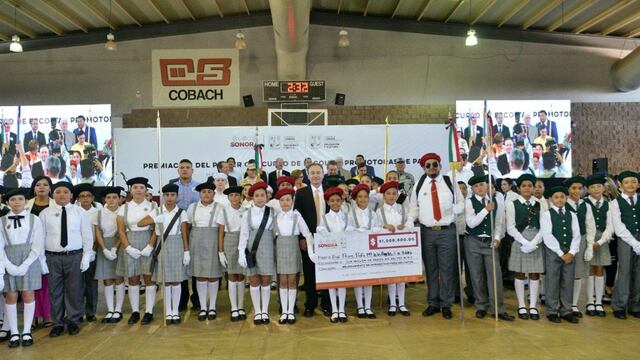 ALFONSO DURAZO PREMIÓ A LOS GANADORES DEL CONCURSO DEL PRIMER CONCURSO DE ESCOLTAS POR LA PAZ 2023