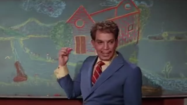 Mario Moreno 'Cantinflas' en la pelícual 'El Profe'