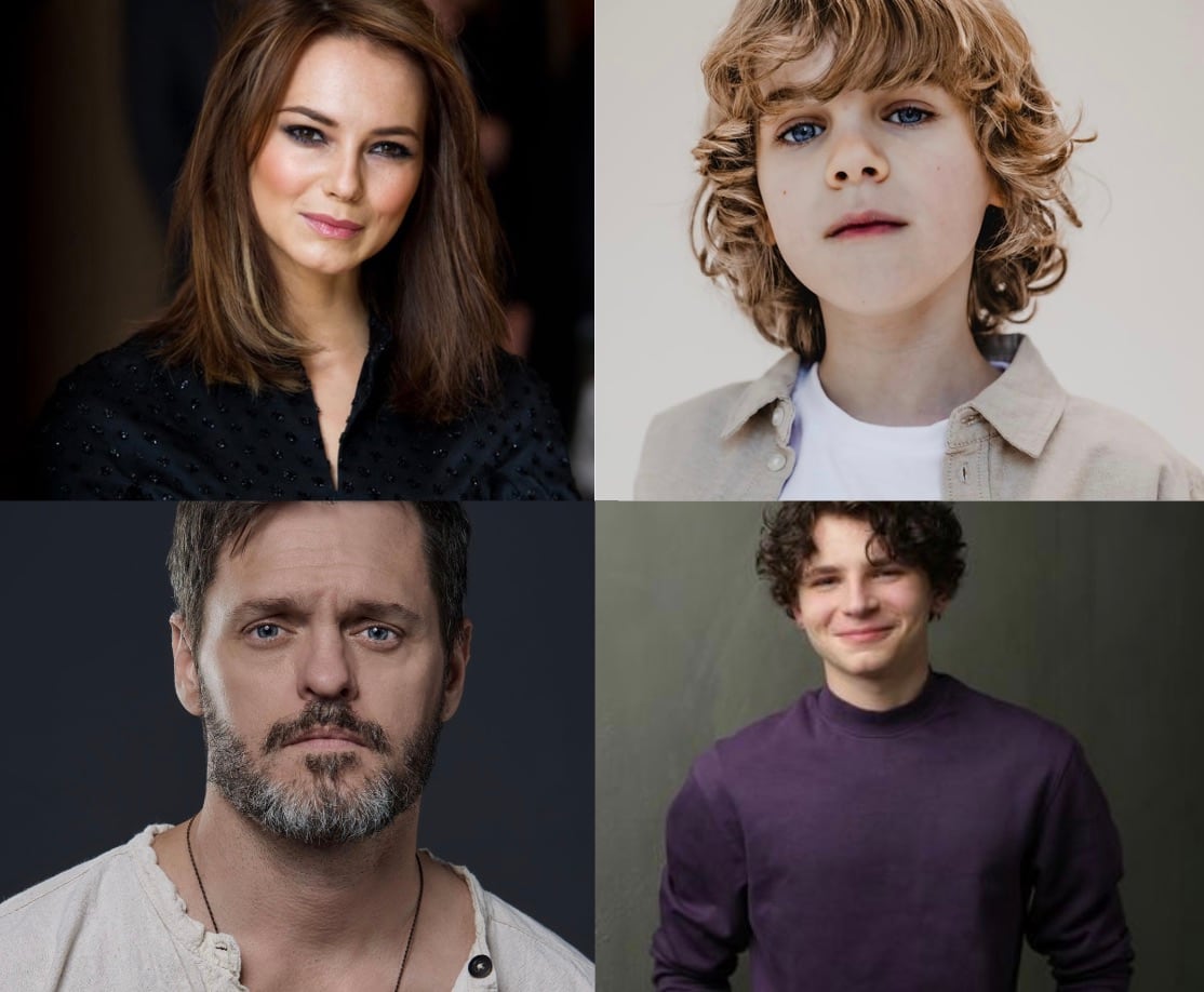 Kara Tointon, Smylie Bradwell, Jeffrey Hallman y Serafin Mishiev