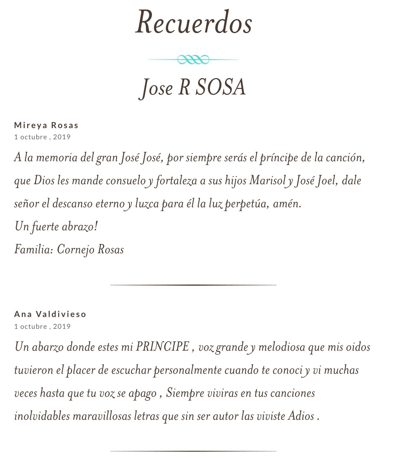 Fans se despiden de José José