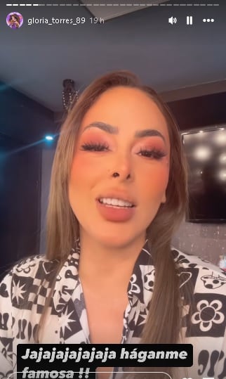 Gloria María se burla de su desgracia.