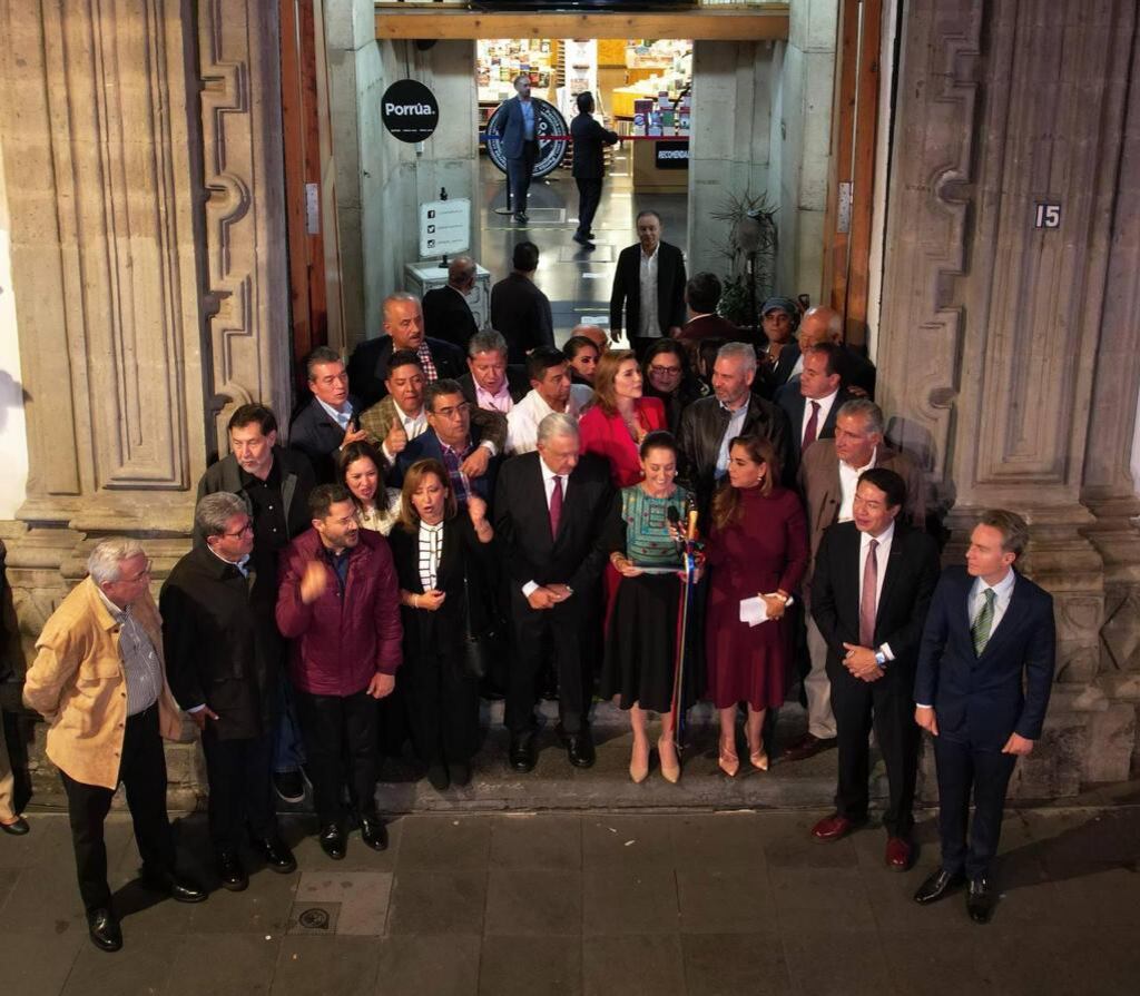 Claudia Sheinbaum, con el Bastón de Mando en mano, dio su primer discurso; esto dijo