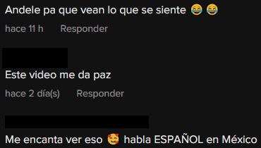 Usuarios de TikTok apoyan la acción de la mexicana contra la estadounidense.