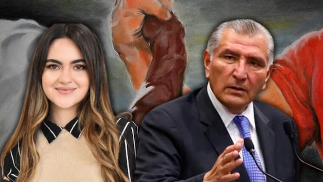 Andrea Chávez y Adán Augusto