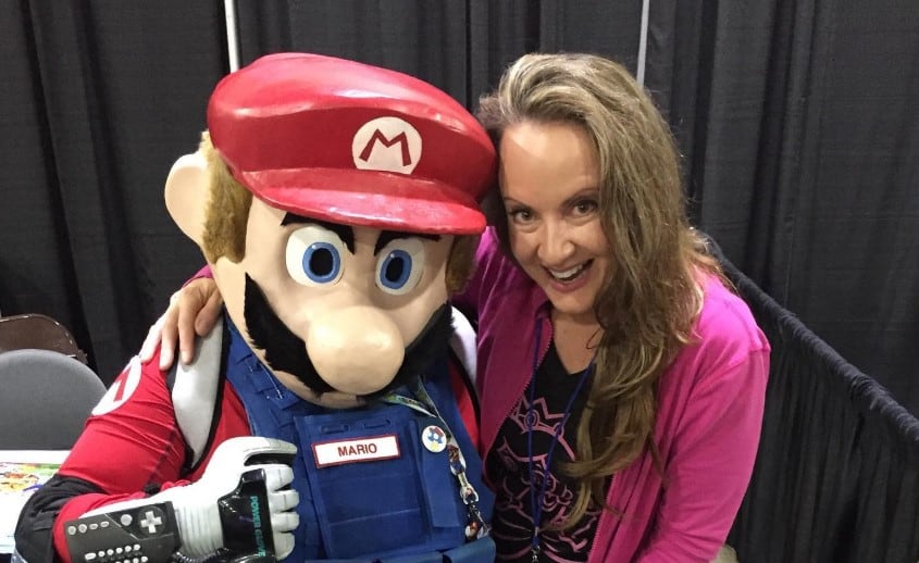 Samantha Kelly, voz de Peach y Toad