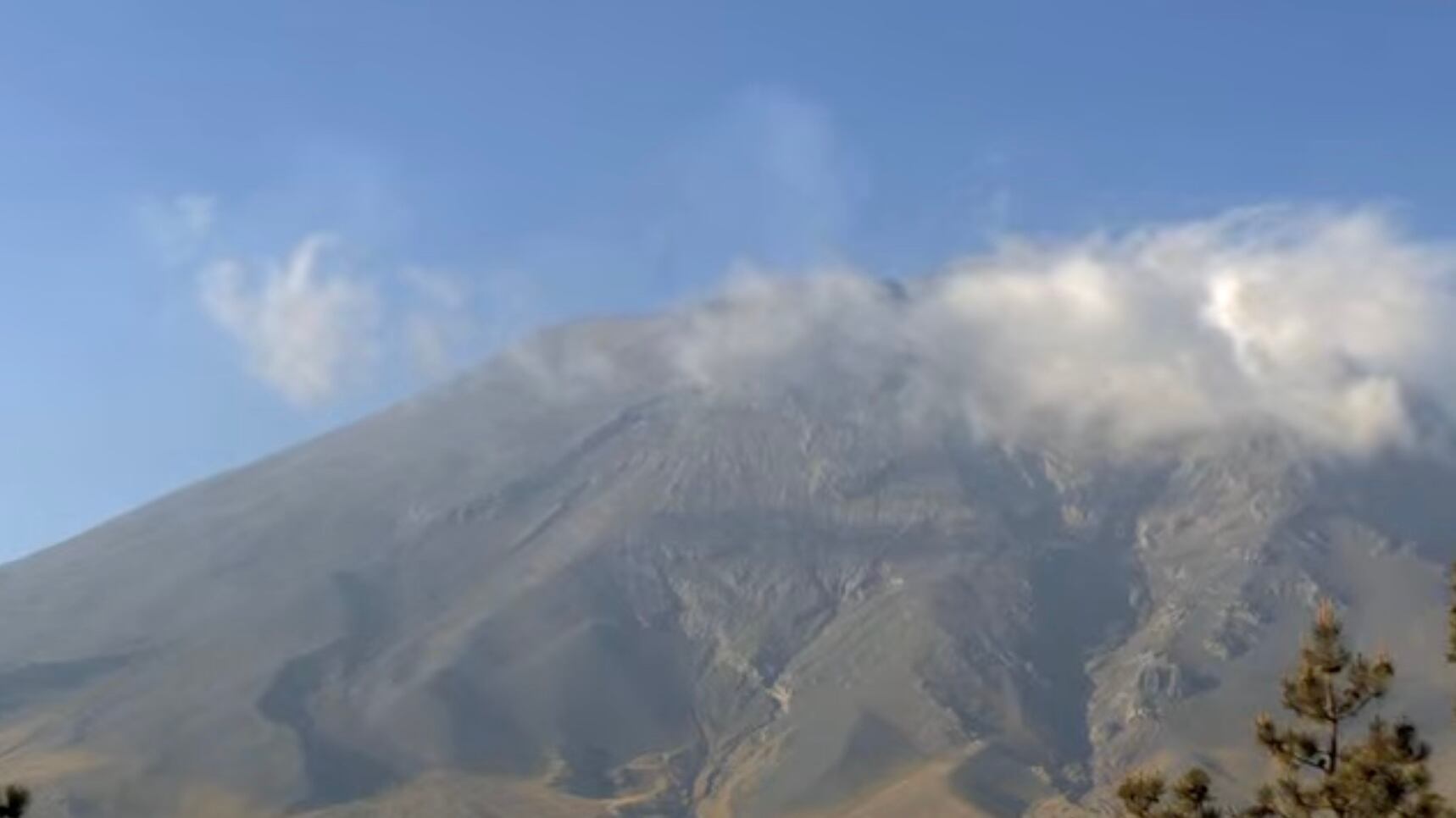 Volcán Popocatépetl hoy 9 de mayo: Amanece con poca atividad