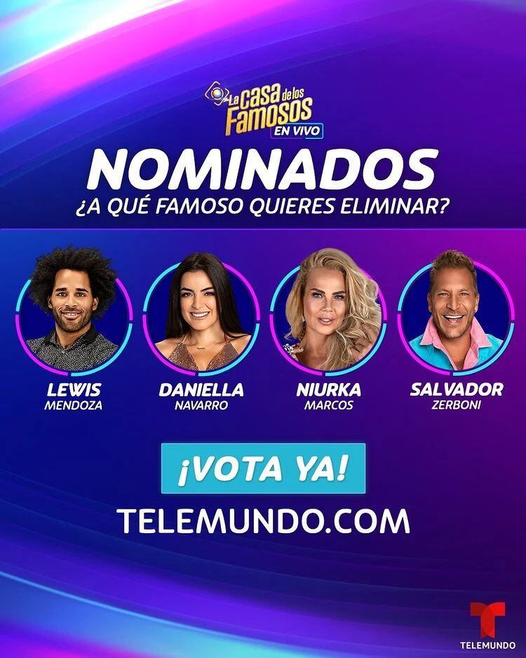 Nominados de La Casa de los Famosos.