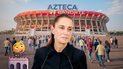 Claudia Sheinbaum seguirá llamando Estadio Azteca al ahora Estadio Banorte