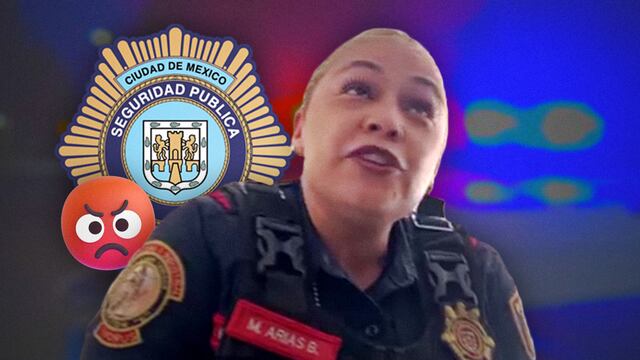 Mariana Arias, policía cínica y prepotente de CDMX