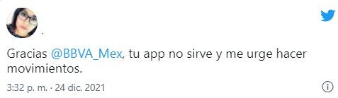 Acusan fallas en la app de BBVA