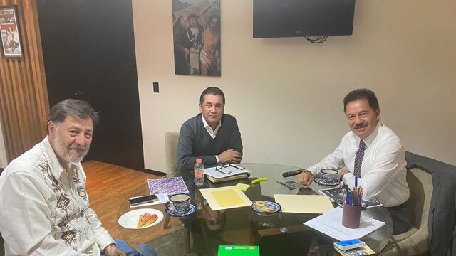 Ignacio Mier compartió foto con Gerardo Fernández Noroña y Carlos Puente