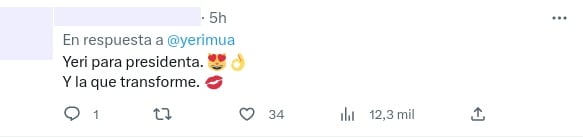 Los seguidores le sugieren que se lance a la presidencia