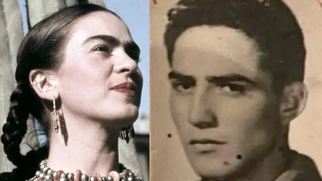 Frida Kahlo y Alejandro Finisterre