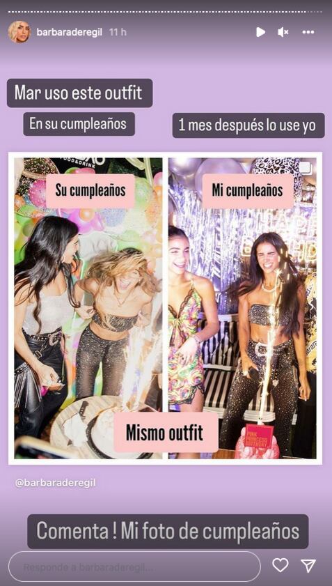 Bárbara de Regil se compara con su hija Mar de Regil.