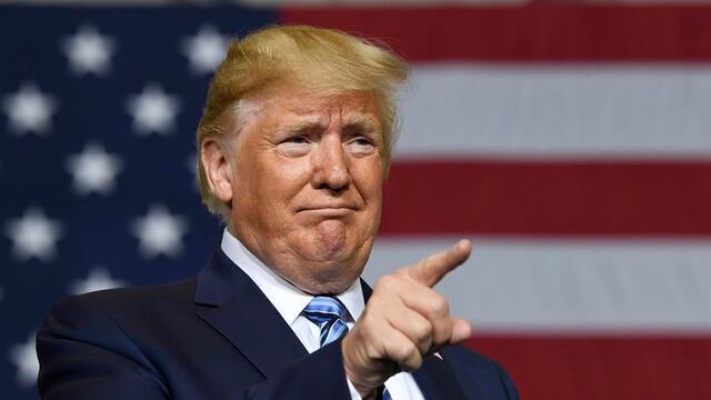 El Presidente Donald Trump.